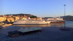 Jadrolinija Ferry Boat at Split Croatia