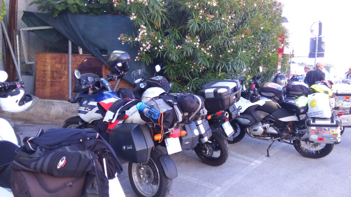 Motorcycles Ancona Ferry Terminal